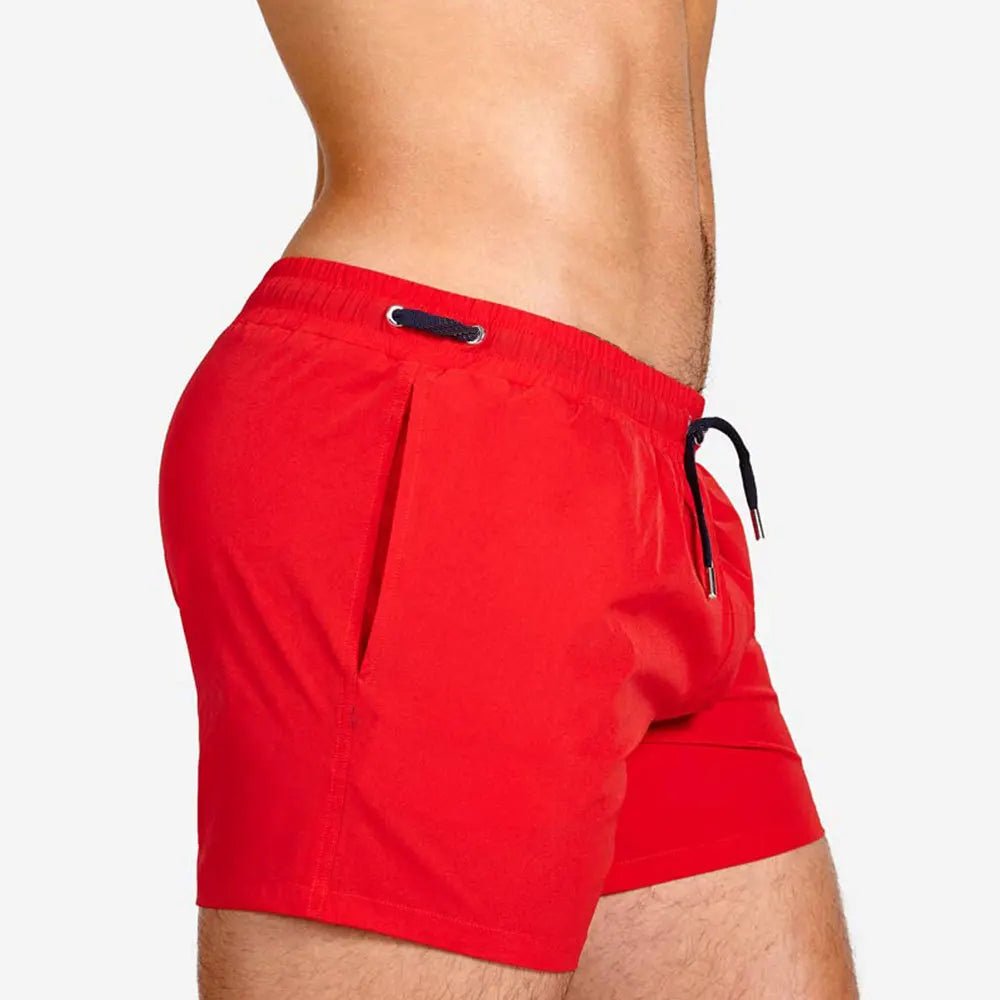 Men's Mesh - Lined Swim Shorts - WOWihte