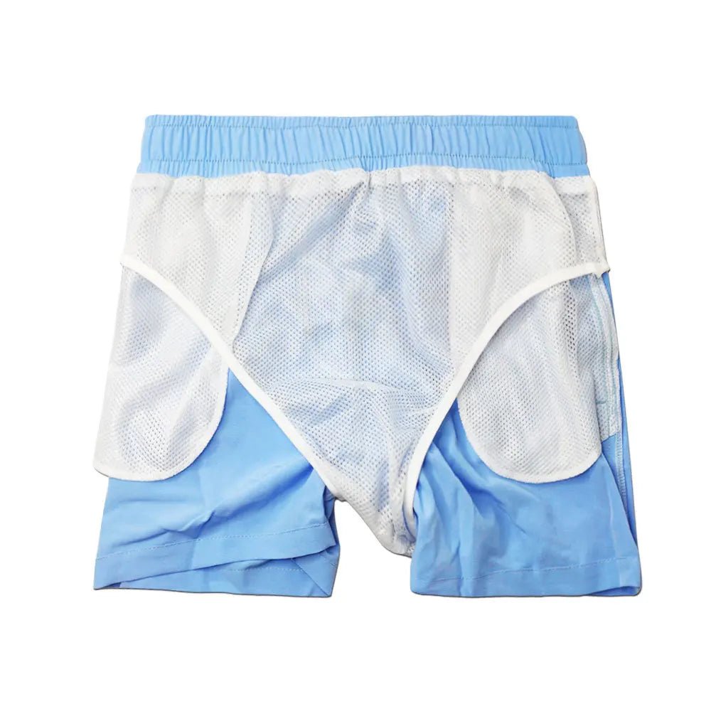 Men's Mesh - Lined Swim Shorts - WOWihte