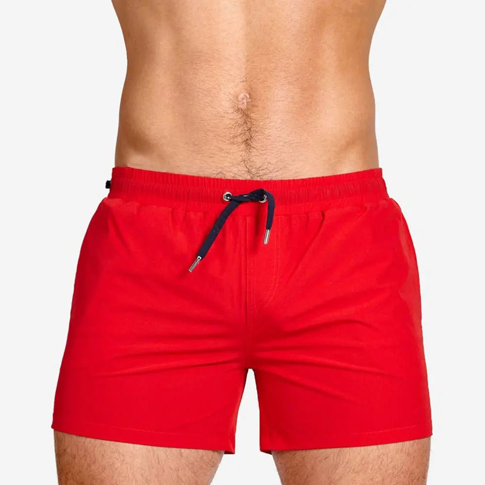 Men's Mesh - Lined Swim Shorts - WOWihte