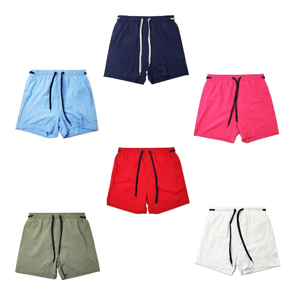 Men's Mesh - Lined Swim Shorts - WOWihte