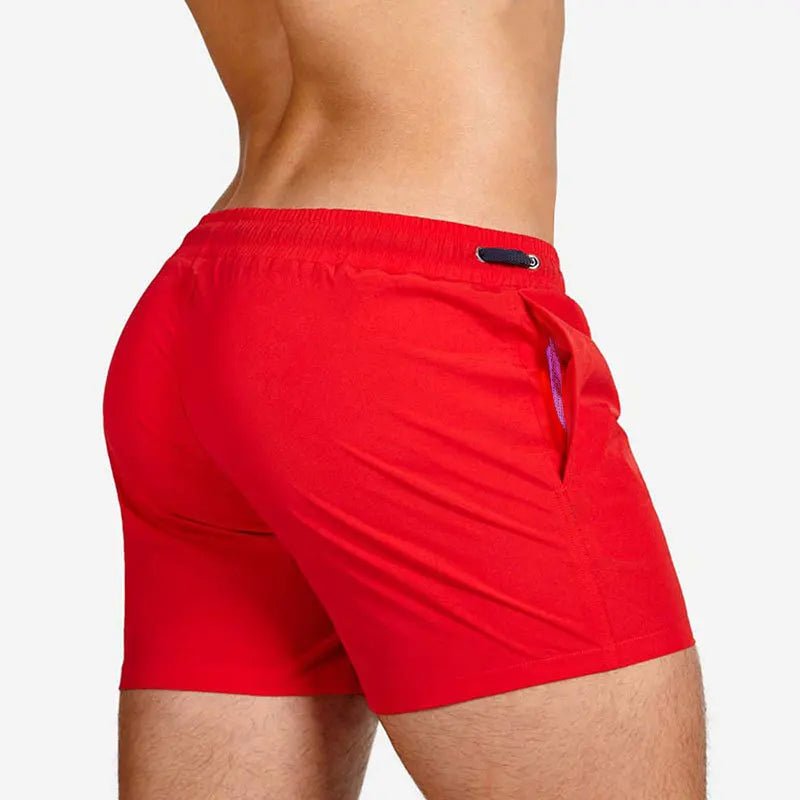 Men's Mesh - Lined Swim Shorts - WOWihte