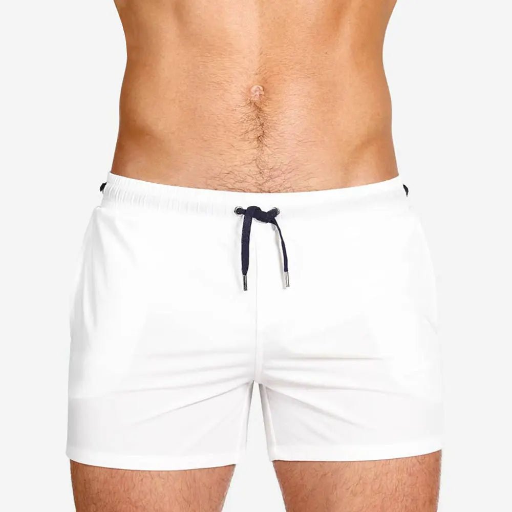 Men's Mesh - Lined Swim Shorts - WOWihte
