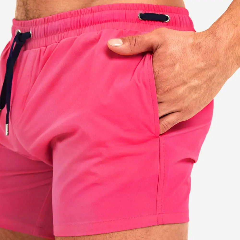 Men's Mesh - Lined Swim Shorts - WOWihte