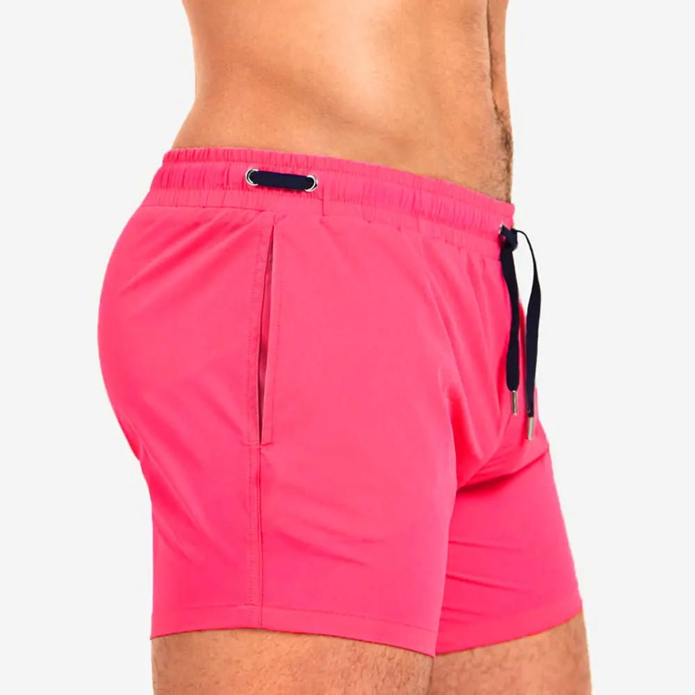 Men's Mesh - Lined Swim Shorts - WOWihte