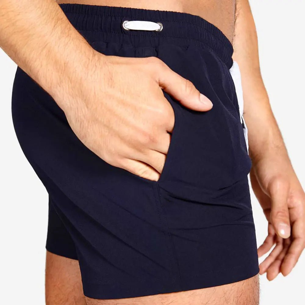 Men's Mesh - Lined Swim Shorts - WOWihte