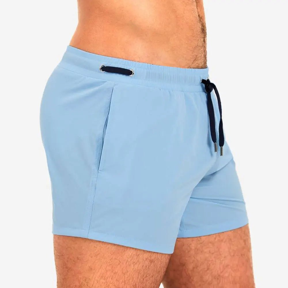 Men's Mesh - Lined Swim Shorts - WOWihte