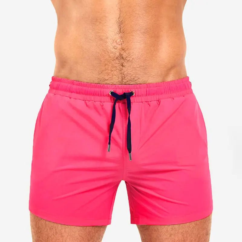 Men's Mesh - Lined Swim Shorts - WOWihte