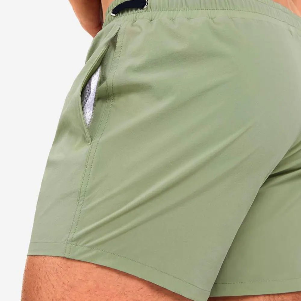 Men's Mesh - Lined Swim Shorts - WOWihte