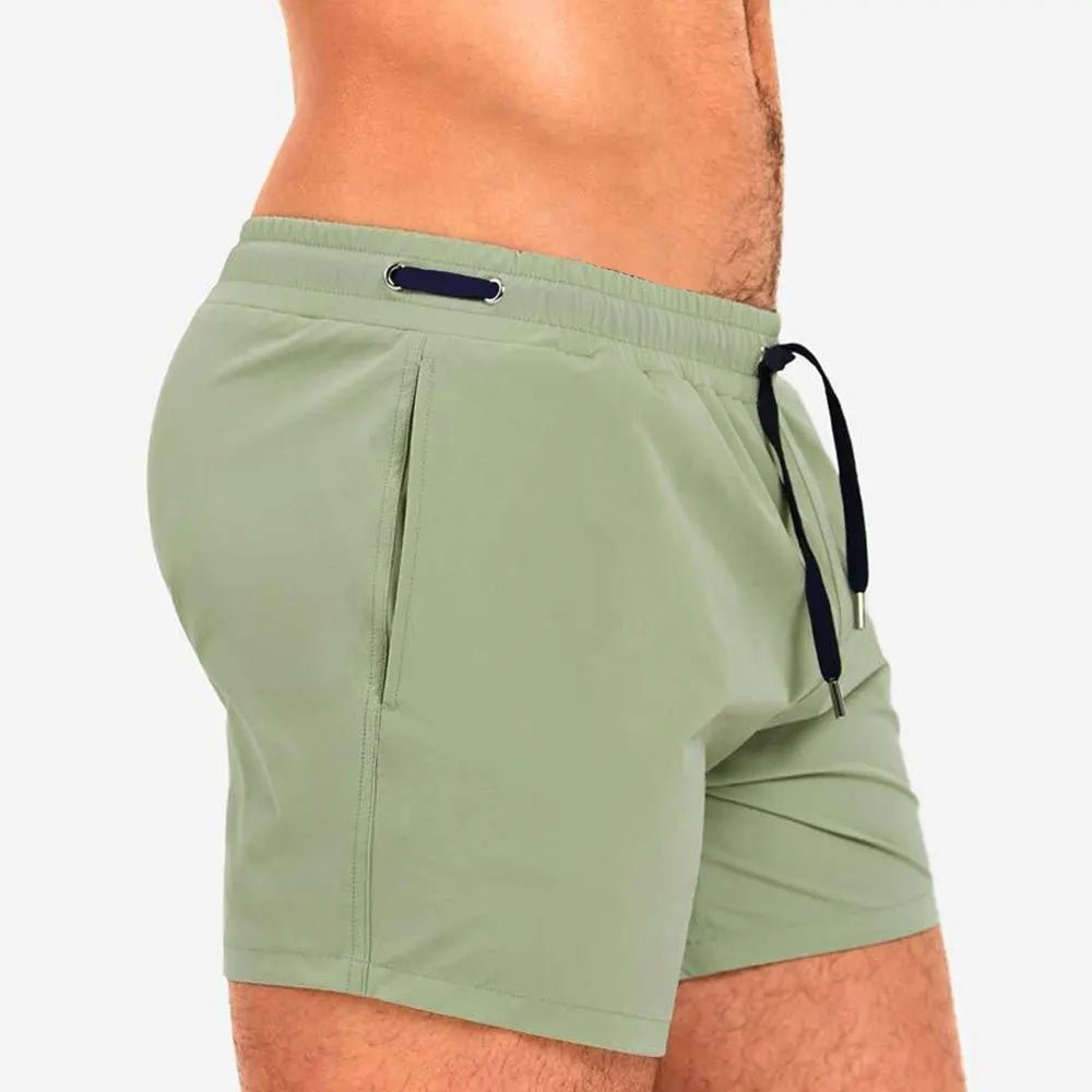 Men's Mesh - Lined Swim Shorts - WOWihte