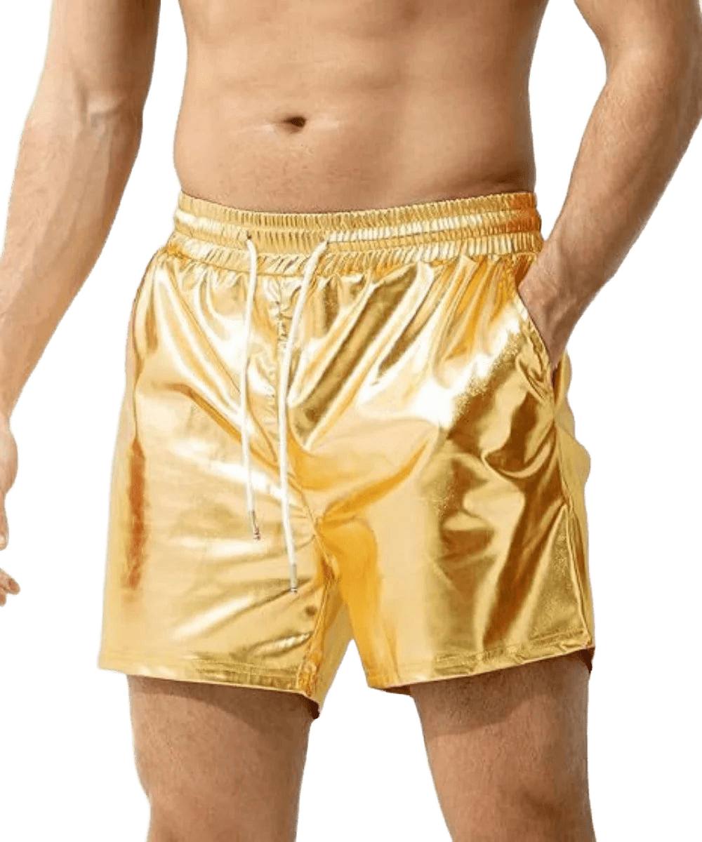 Men's Metallic Party Shorts - WOWihte