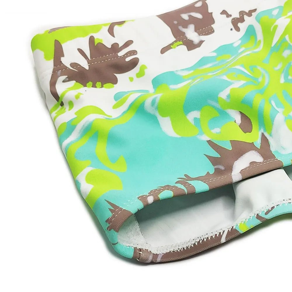 Men's Palm Beach Swim Trunks - WOWihte