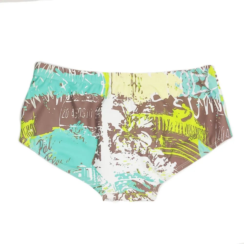 Men's Palm Beach Swim Trunks - WOWihte