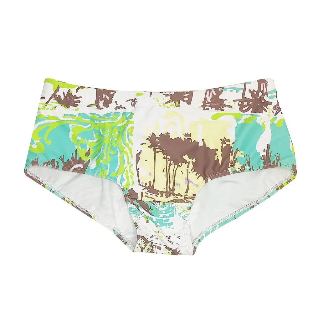 Men's Palm Beach Swim Trunks - WOWihte