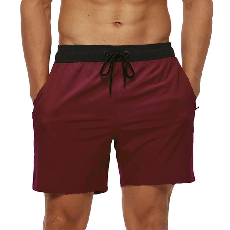 Men's Quick - Dry Adjustable Swim Shorts - WOWihte