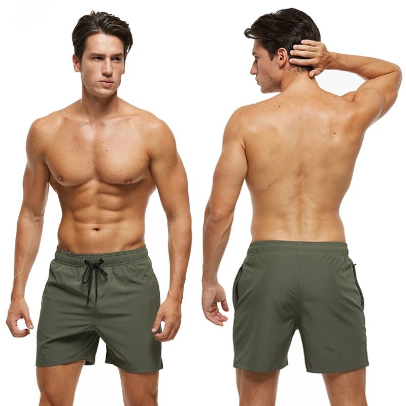 Men's Quick - Dry Adjustable Swim Shorts - WOWihte