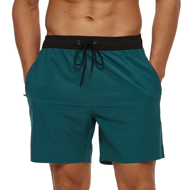 Men's Quick - Dry Adjustable Swim Shorts - WOWihte