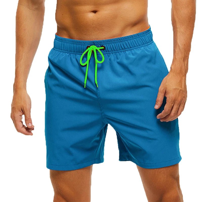 Men's Quick - Dry Adjustable Swim Shorts - WOWihte