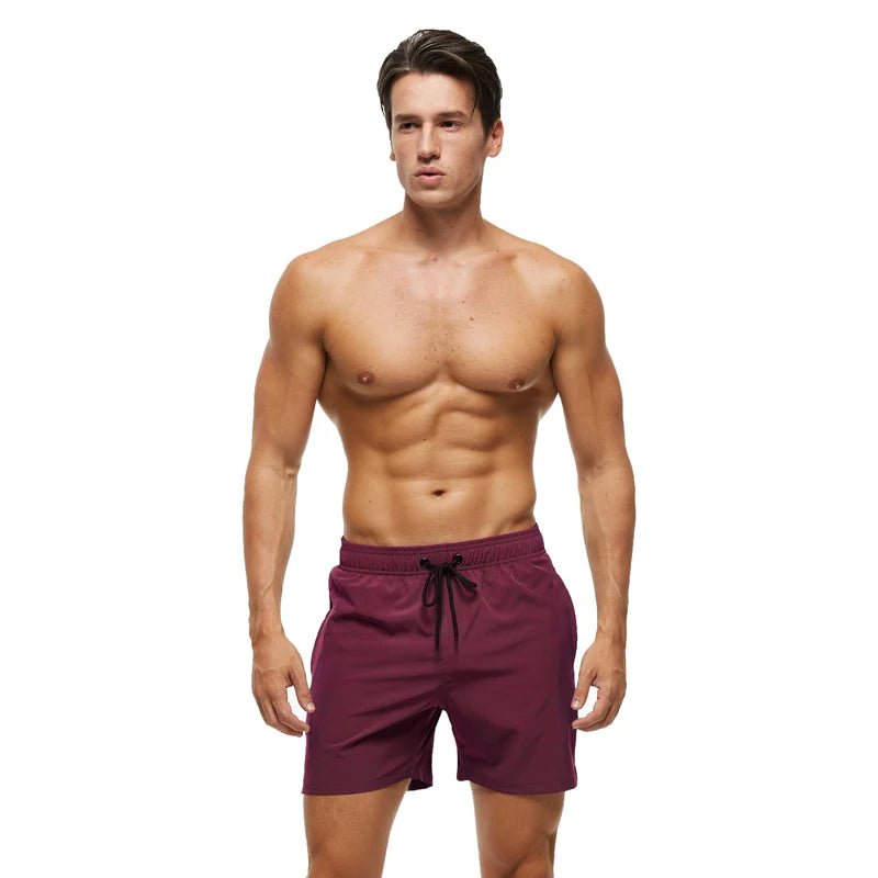 Men's Quick - Dry Adjustable Swim Shorts - WOWihte