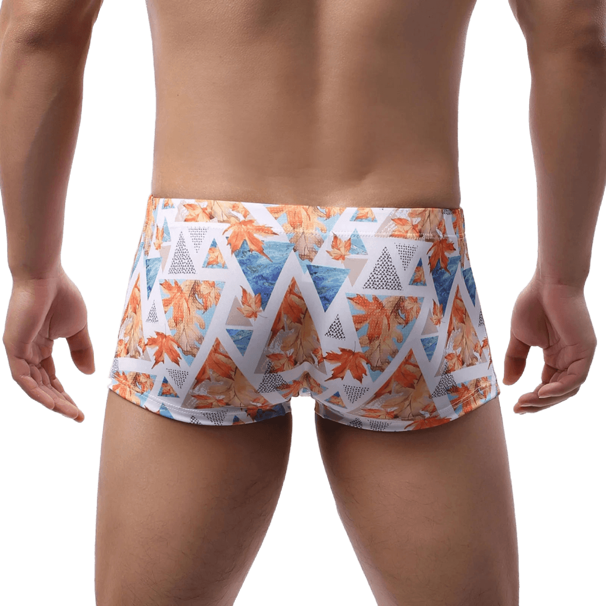 Men's Quick Dry Beach Shorts Swimwear Swimsuits Bathing Suits - WOWihte