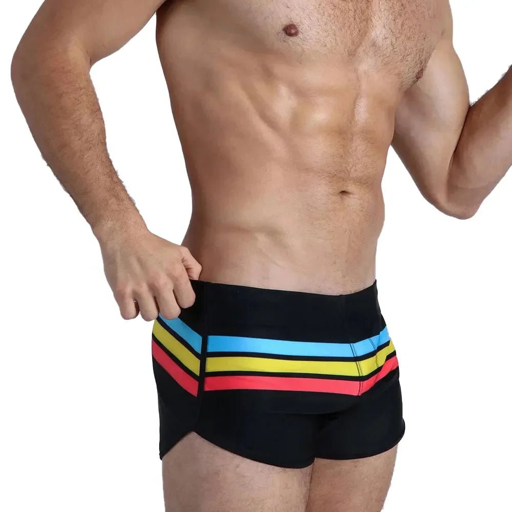 Men's Quick Dry Swim Trunks - WOWihte