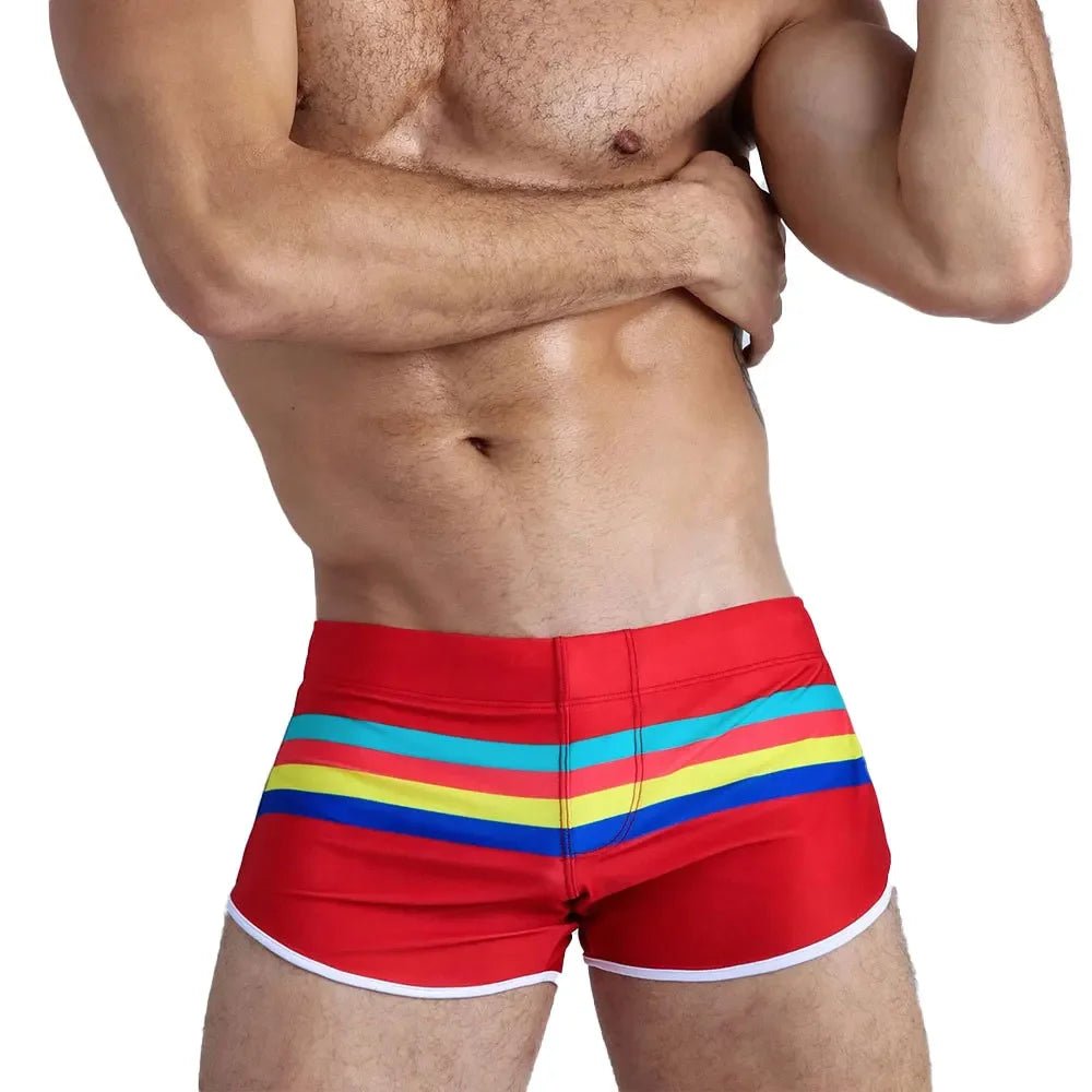 Men's Quick Dry Swim Trunks - WOWihte