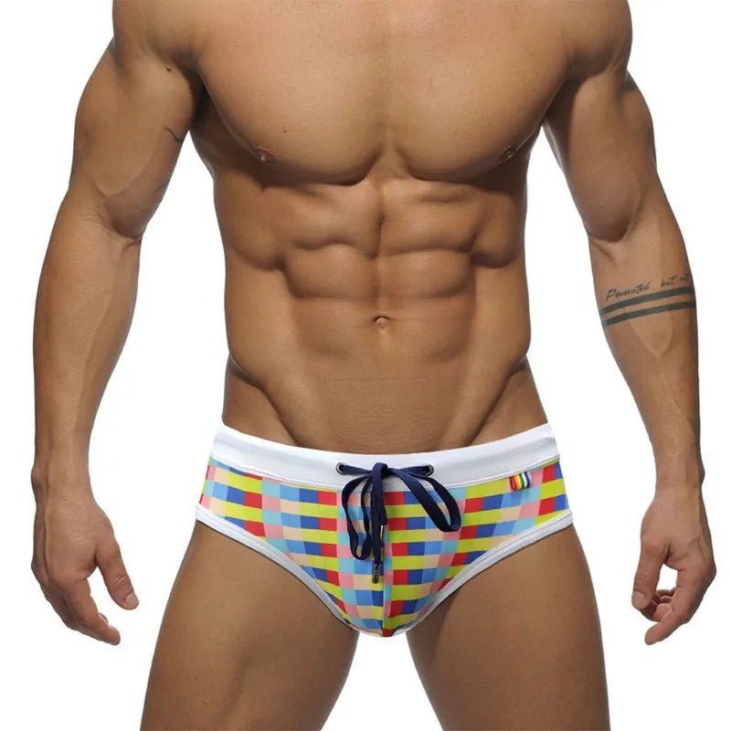 Men's Quick Dry Swim Trunks - WOWihte