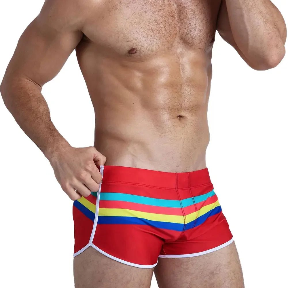 Men's Quick Dry Swim Trunks - WOWihte