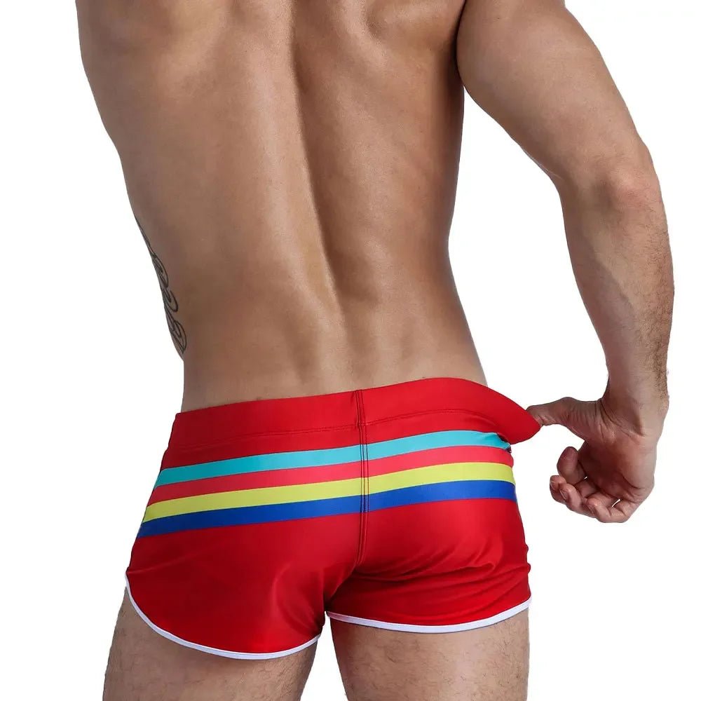 Men's Quick Dry Swim Trunks - WOWihte