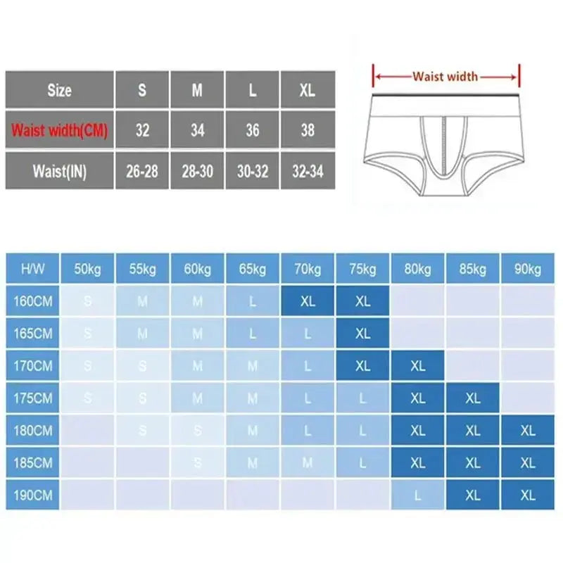 Men's Sexy Bikini Swimsuit Beach Underwear Board Shorts Surfing Man Bathing Briefs Breathable Stretch Underpants - WOWihte