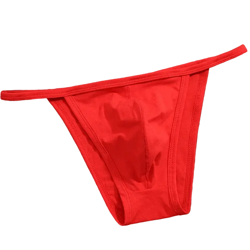 Men's Sexy Brief Underwear Cotton Breathable Low Waist Boxers - WOWihte