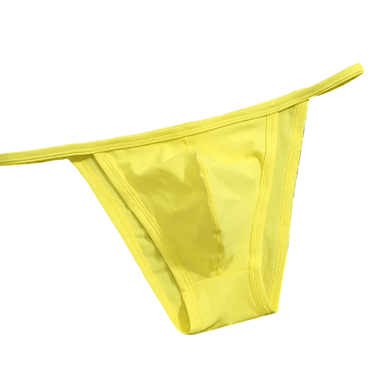 Men's Sexy Brief Underwear Cotton Breathable Low Waist Boxers - WOWihte