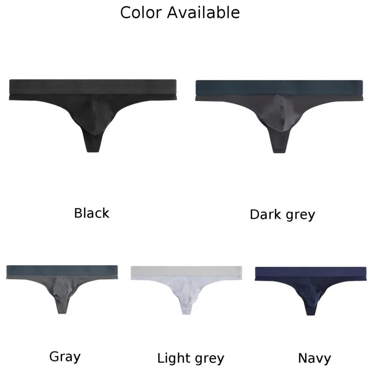 Men's Sexy Cotton Pouch Thong - WOWihte