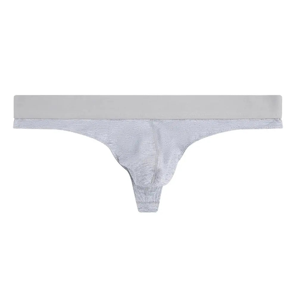 Men's Sexy Cotton Pouch Thong - WOWihte