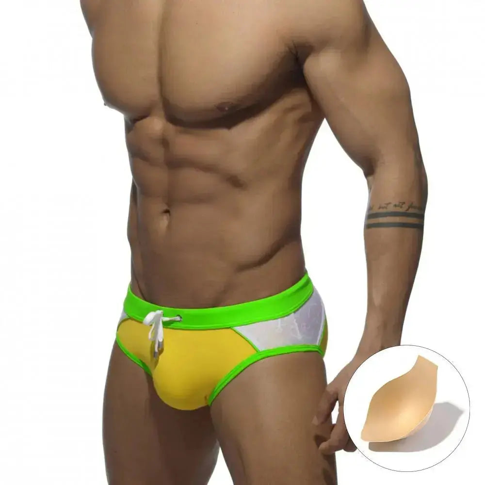 Men's Sexy Swim Briefs - WOWihte
