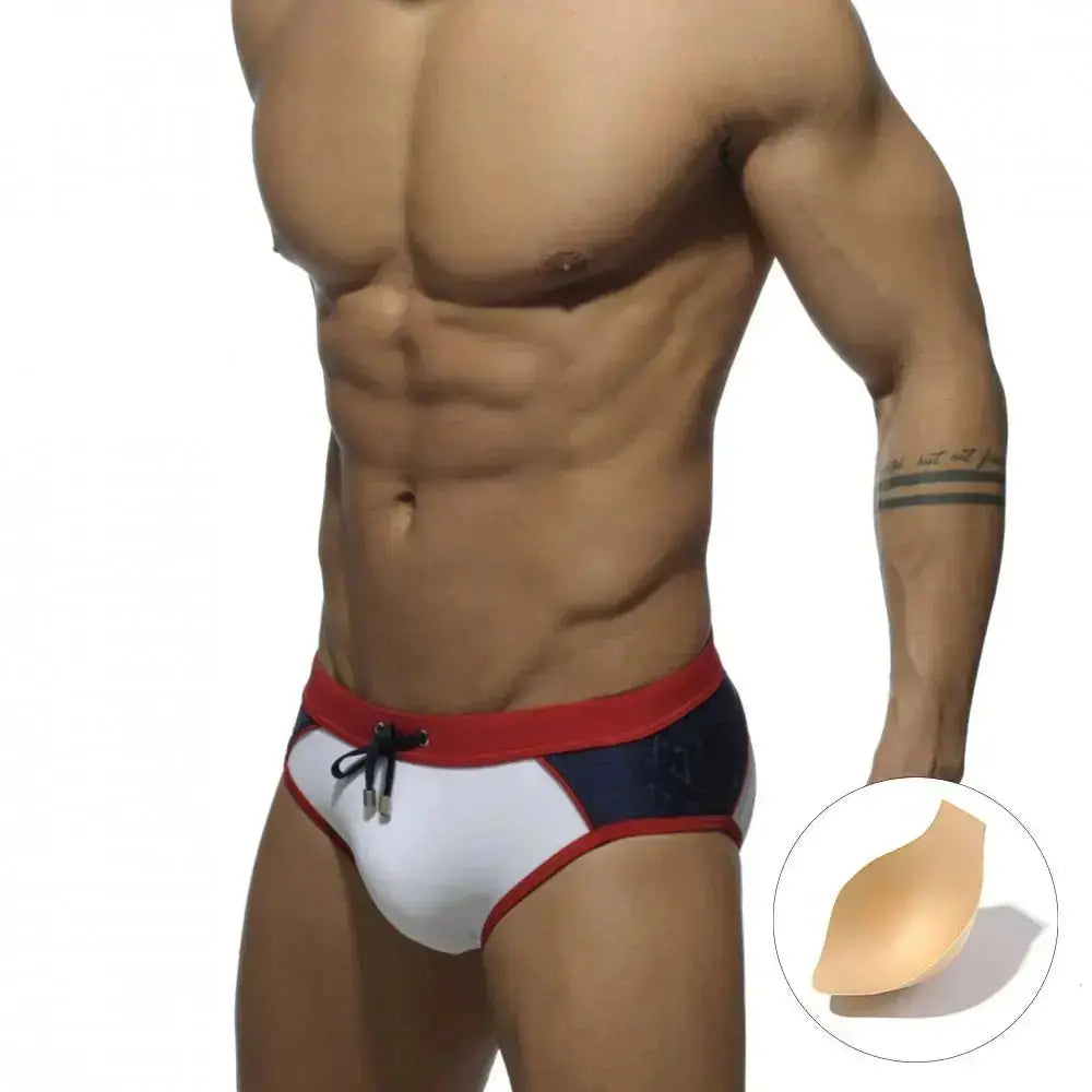 Men's Sexy Swim Briefs - WOWihte