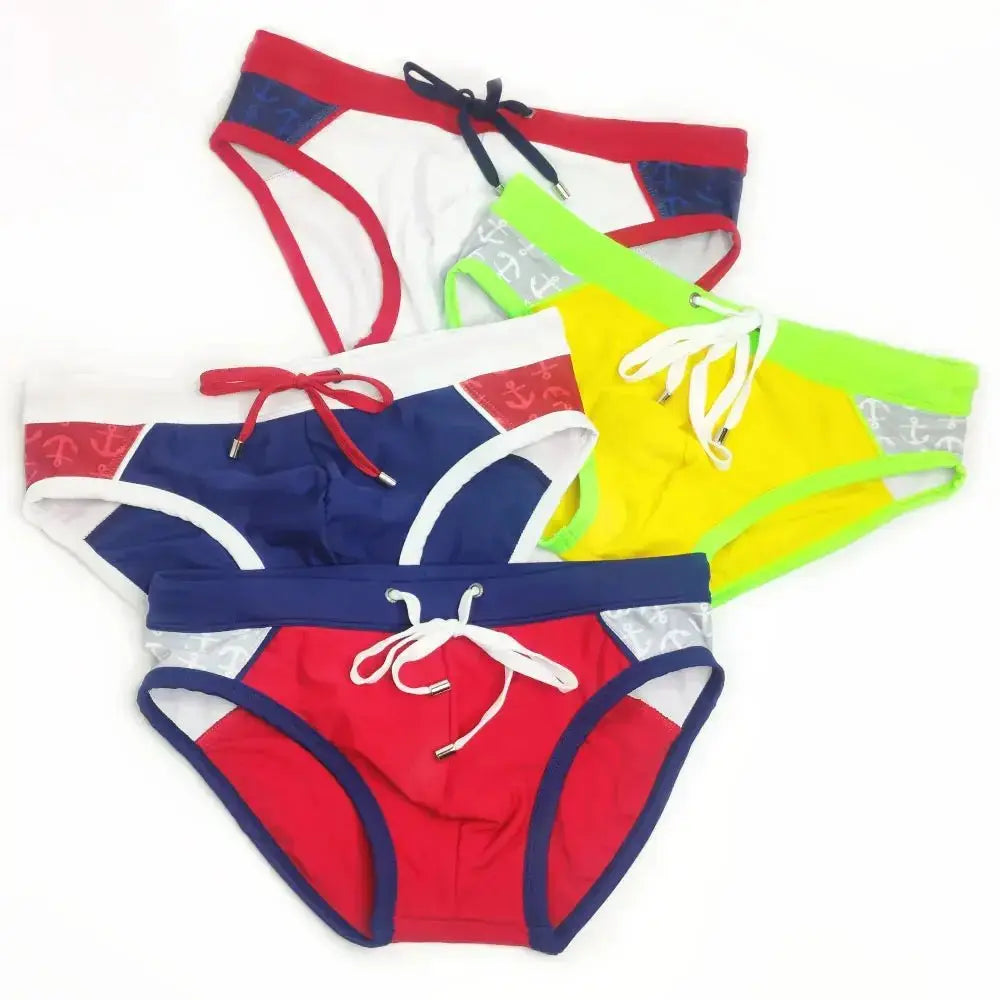 Men's Sexy Swim Briefs - WOWihte