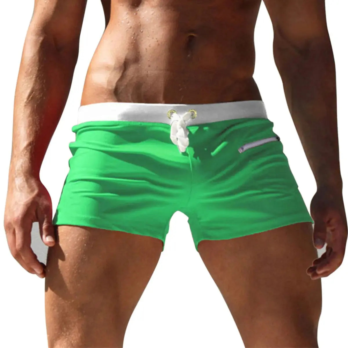 Men's Slim Quick - Dry Trunks - WOWihte