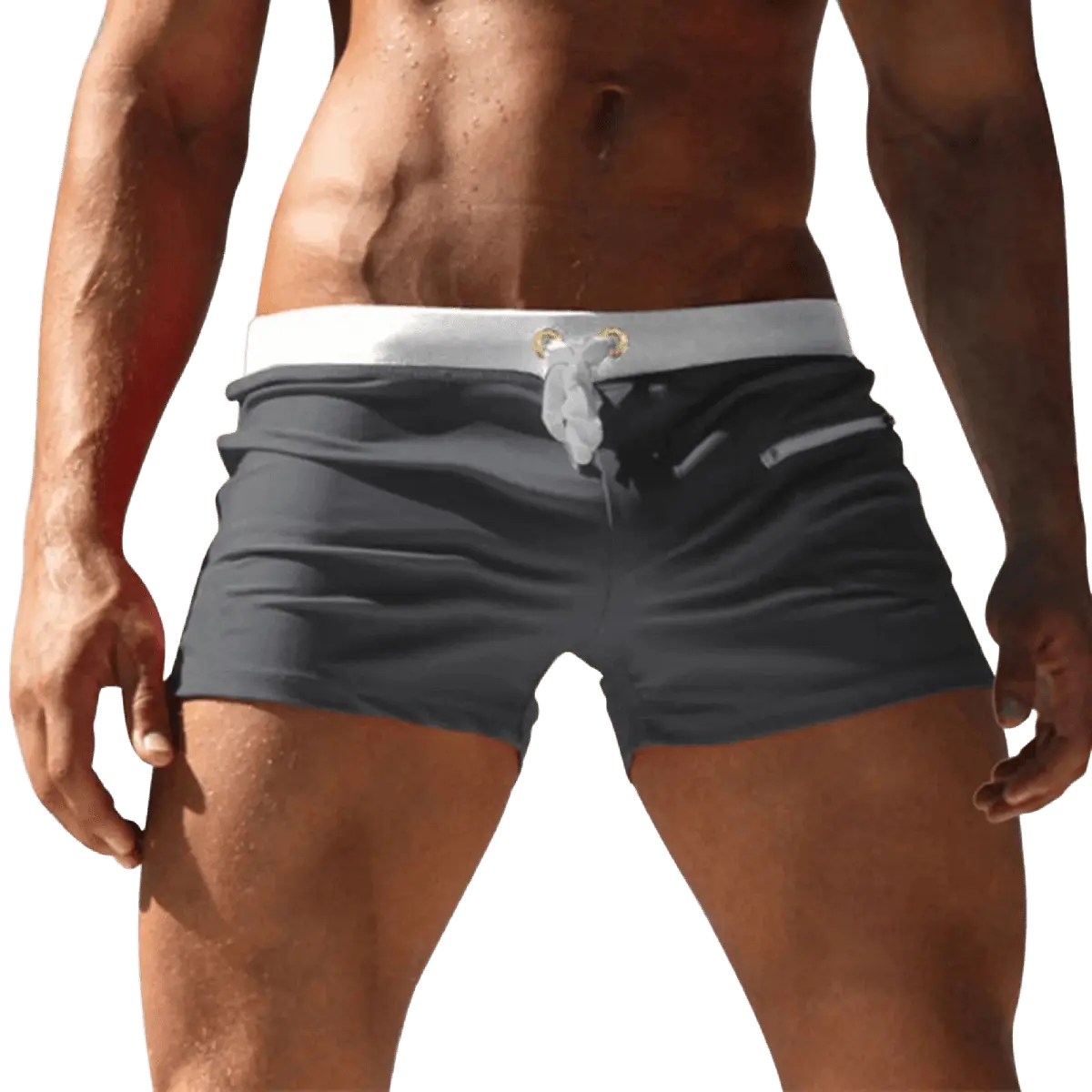 Men's Slim Quick - Dry Trunks - WOWihte