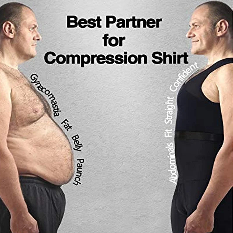 Men's Slimming Body Shaper Vest - WOWihte