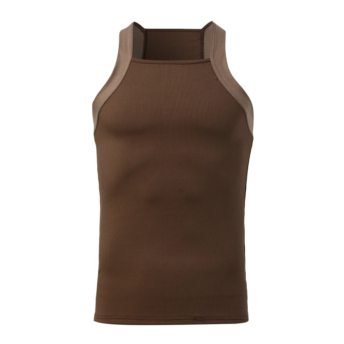 Men's Solid Color Tank Tops - WOWihte