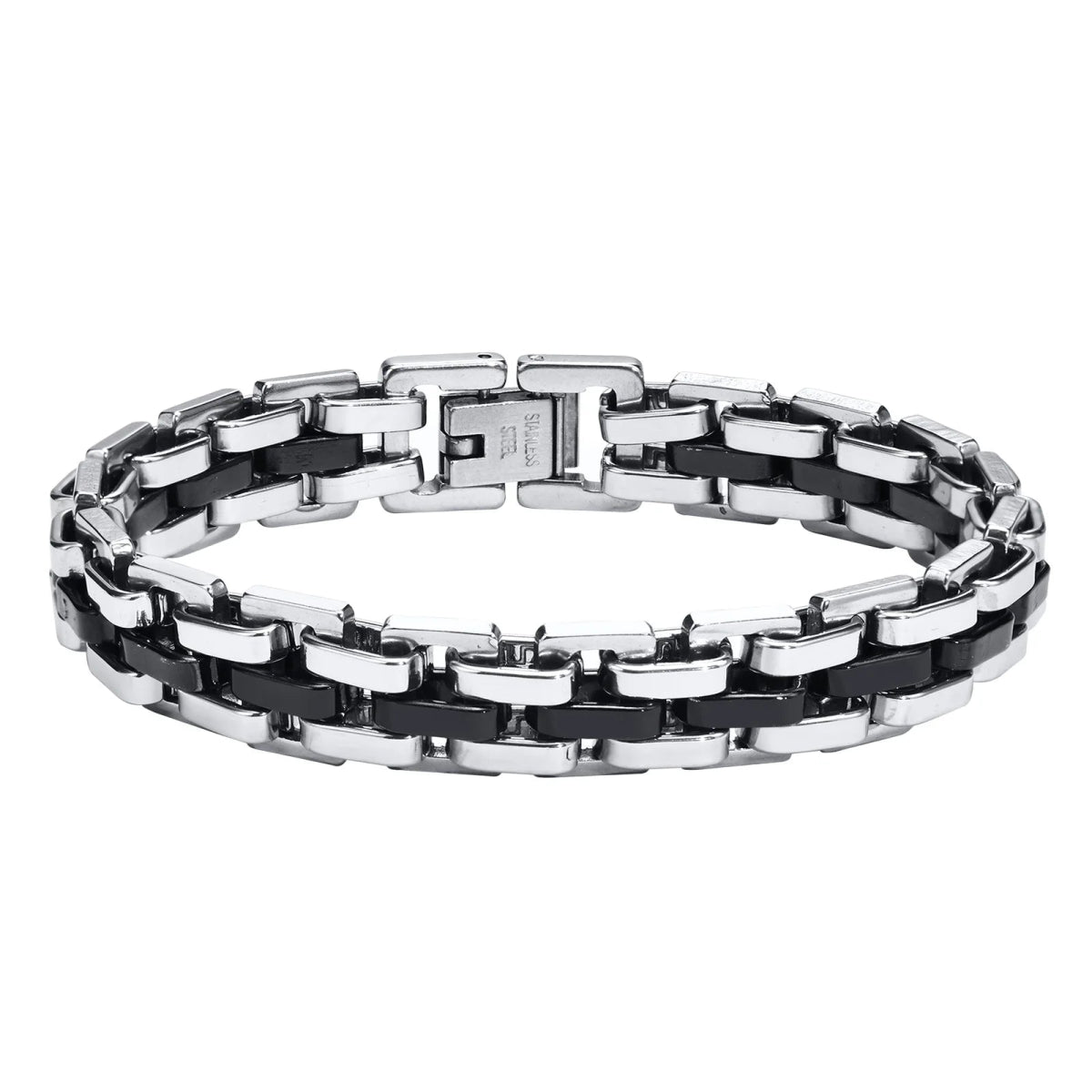 Men's Stainless Steel Link Bracelet - WOWihte