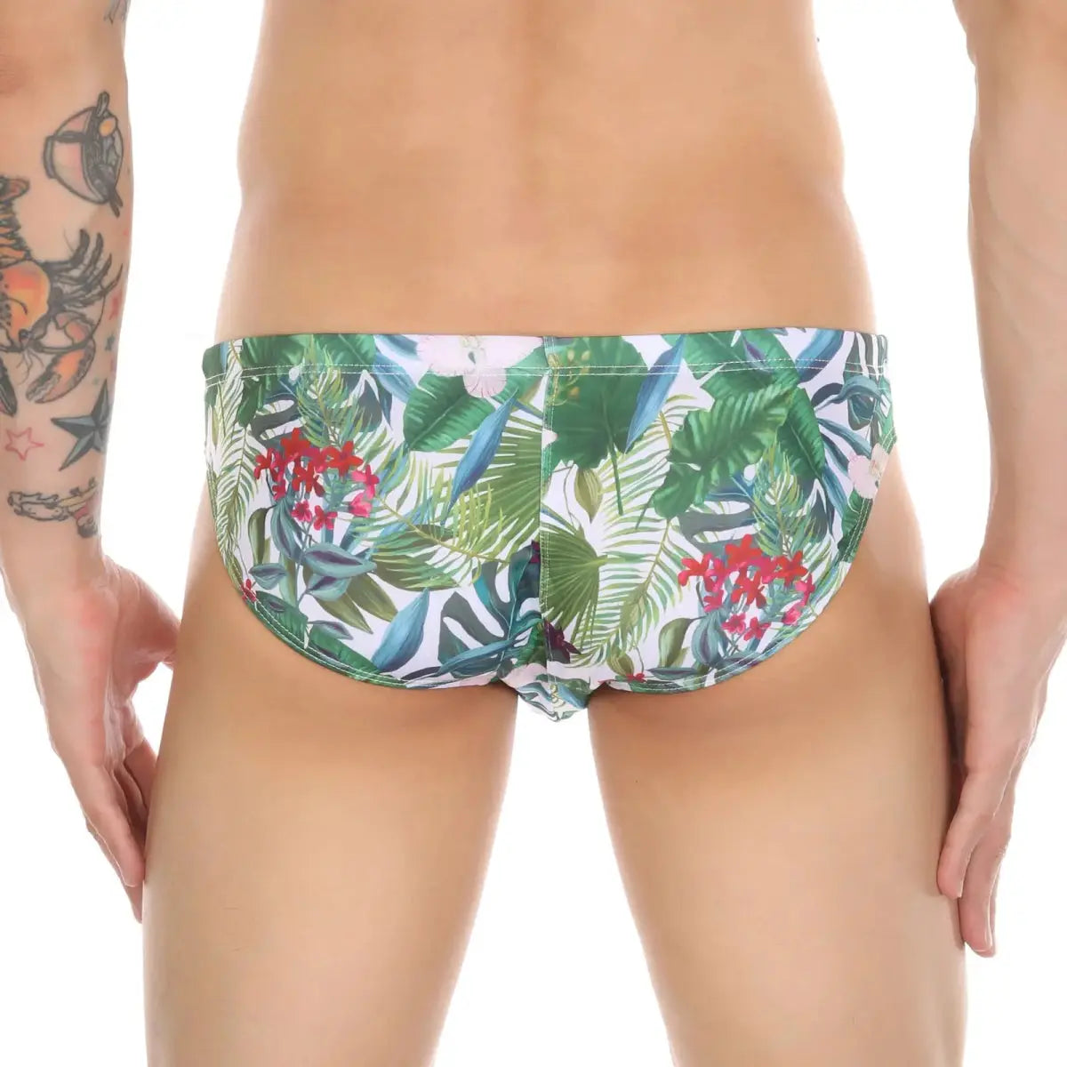 Men's Swim Briefs Sexy Beachwear Swimsuit Trunks - WOWihte