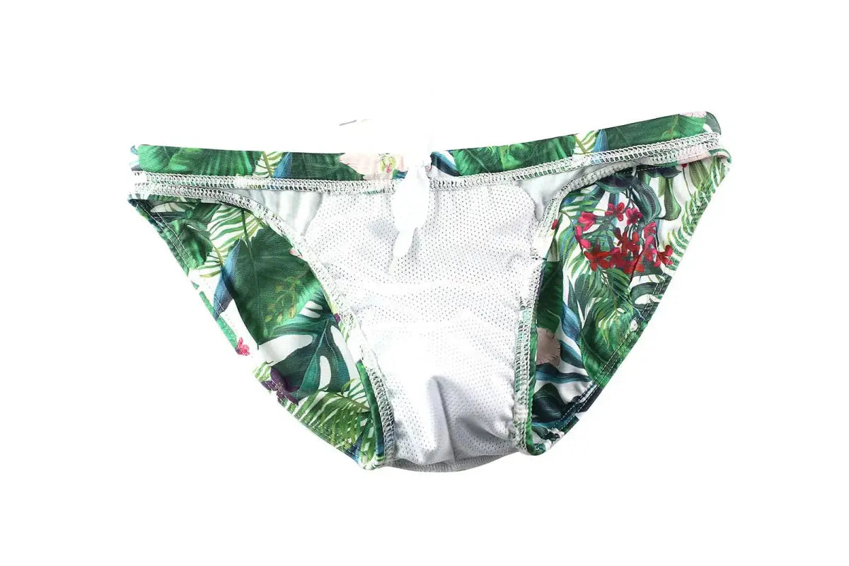 Men's Swim Briefs Sexy Beachwear Swimsuit Trunks - WOWihte