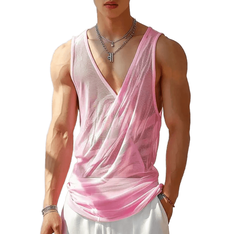 Men's Tank Tops Deconstruction - WOWihte