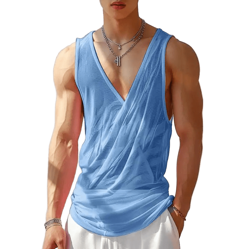 Men's Tank Tops Deconstruction - WOWihte