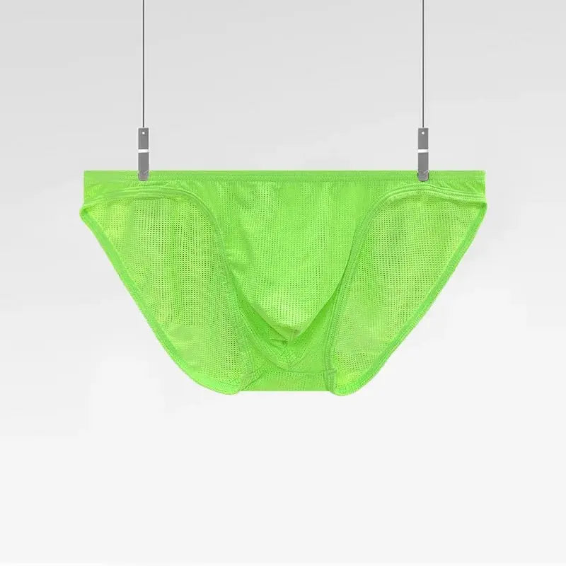 Men's Translucent Swim Trunks Briefs - WOWihte