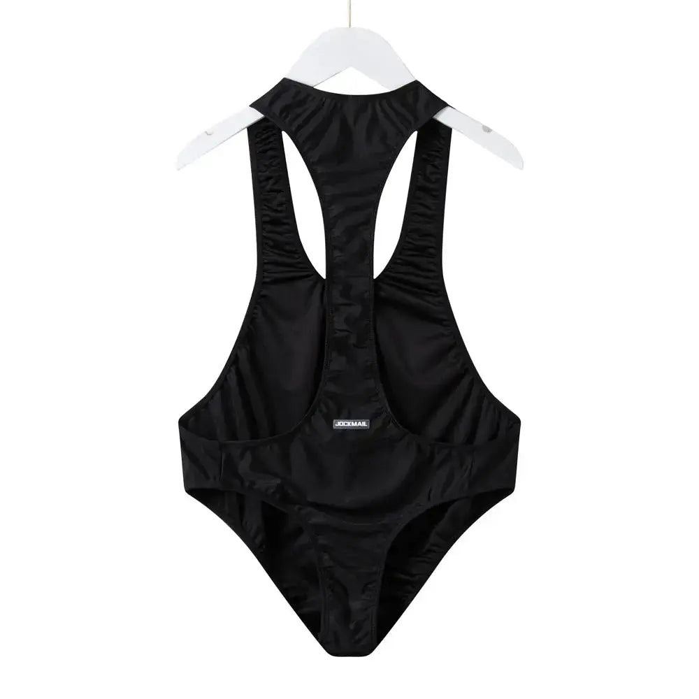 Mens Undershirts Slim Bodysuit Shaper Bikini Briefs Jumpsuits Sexy Gay Underwear Thong Jockstrap Bodywear Sports Bodybuilding - WOWihte