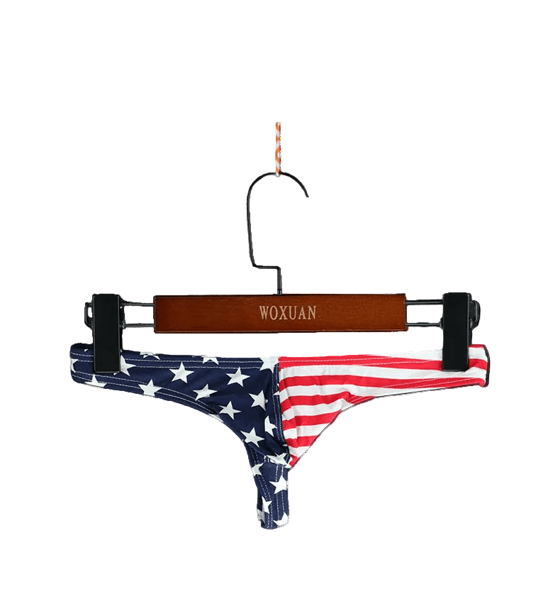 Men's USA Striped Thong - WOWihte