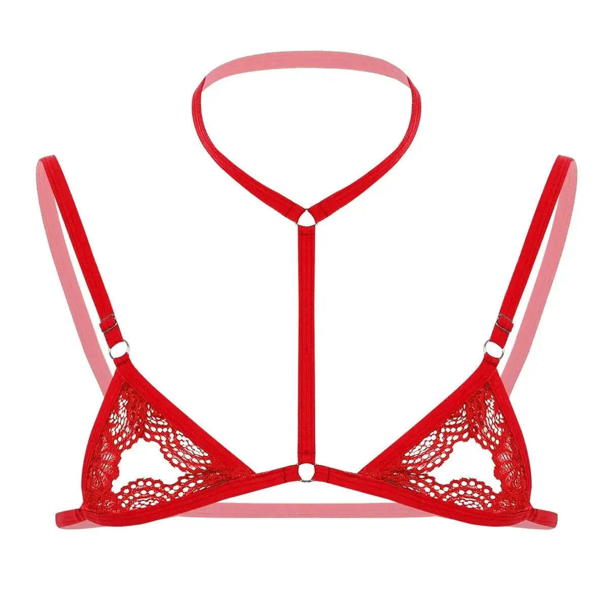 Mesh Bra Bikini Lingerie Set - WOWihte