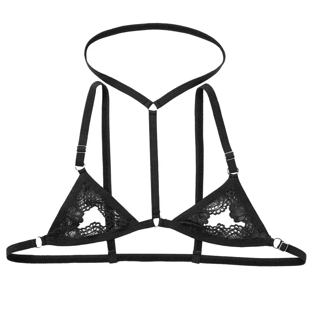 Mesh Bra Bikini Lingerie Set - WOWihte